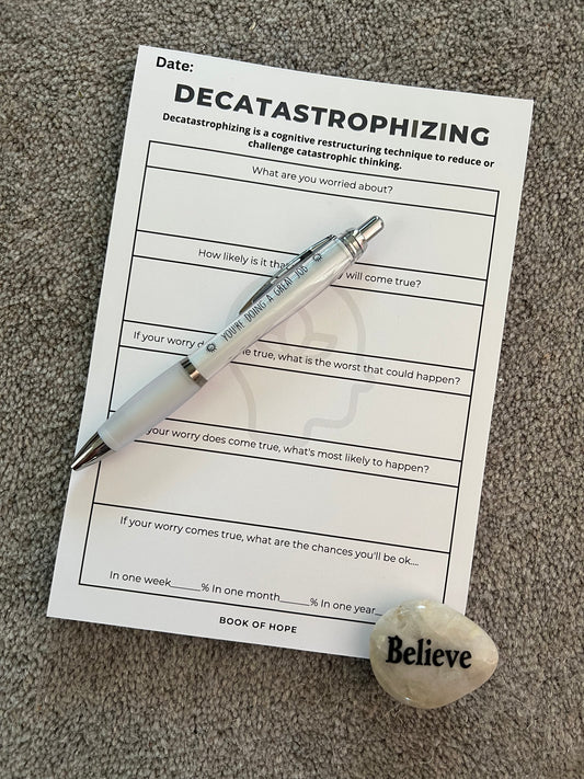 Decatastrophizing Notepad